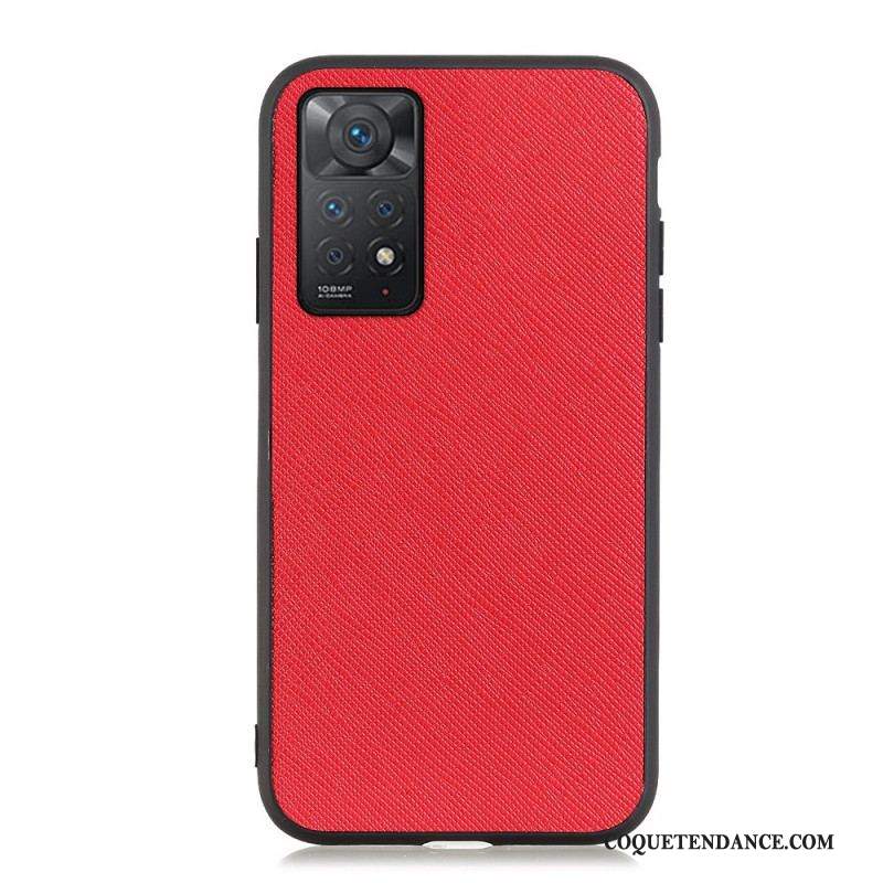 Coque Xiaomi Redmi Note 11 Pro / Note 11 Pro 5G Véritable Cuir Texturé