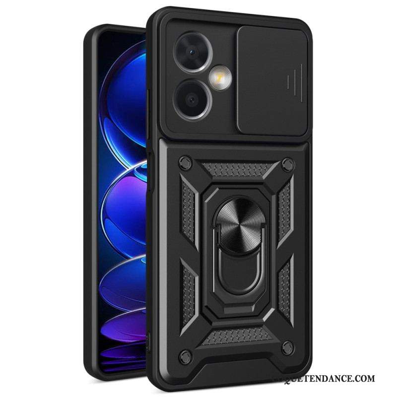 Coque Xiaomi Redmi Note 12/Poco X5 5G Protège Appareil Photo et Support