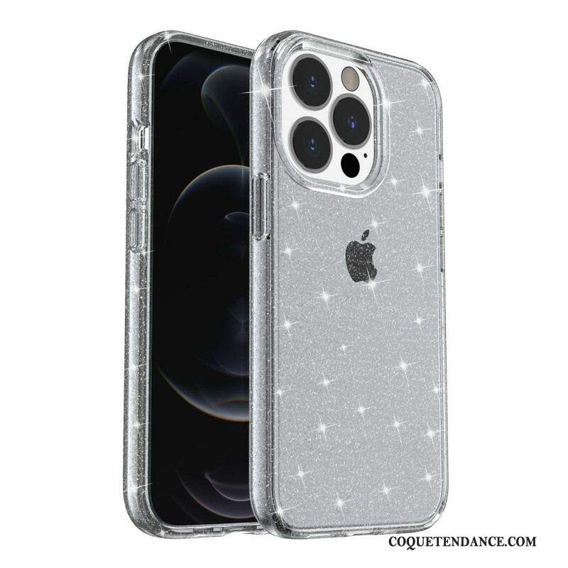 Coque iPhone 12 Pro Max Transparente Paillettes