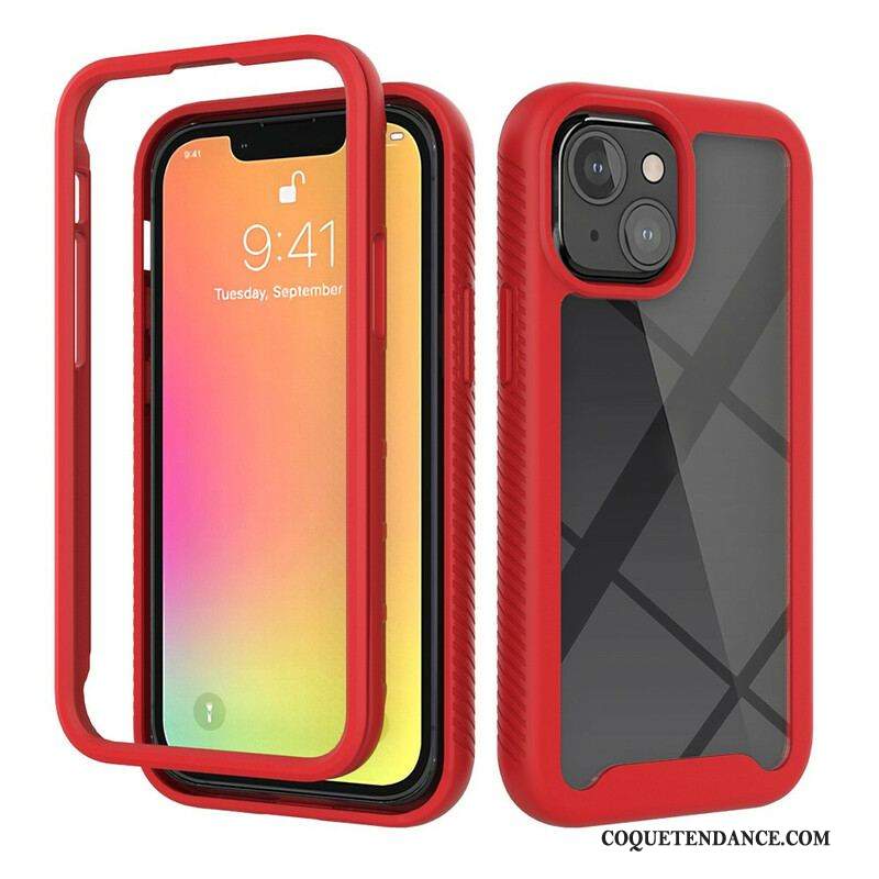 Coque iPhone 13 Mini Conception Hybride Rebords Silicone