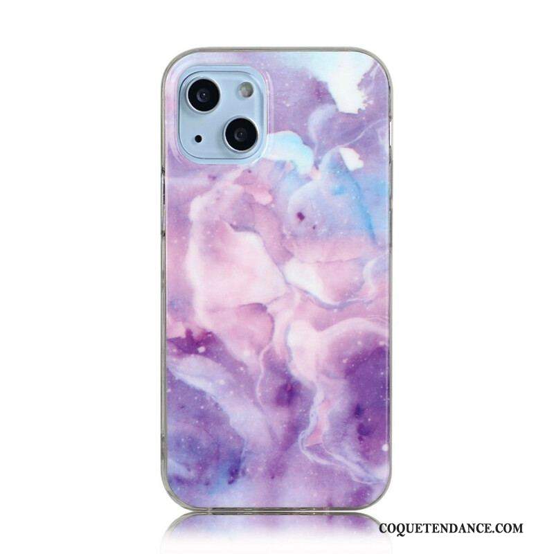 Coque iPhone 13 Mini Déclinaison Marbre