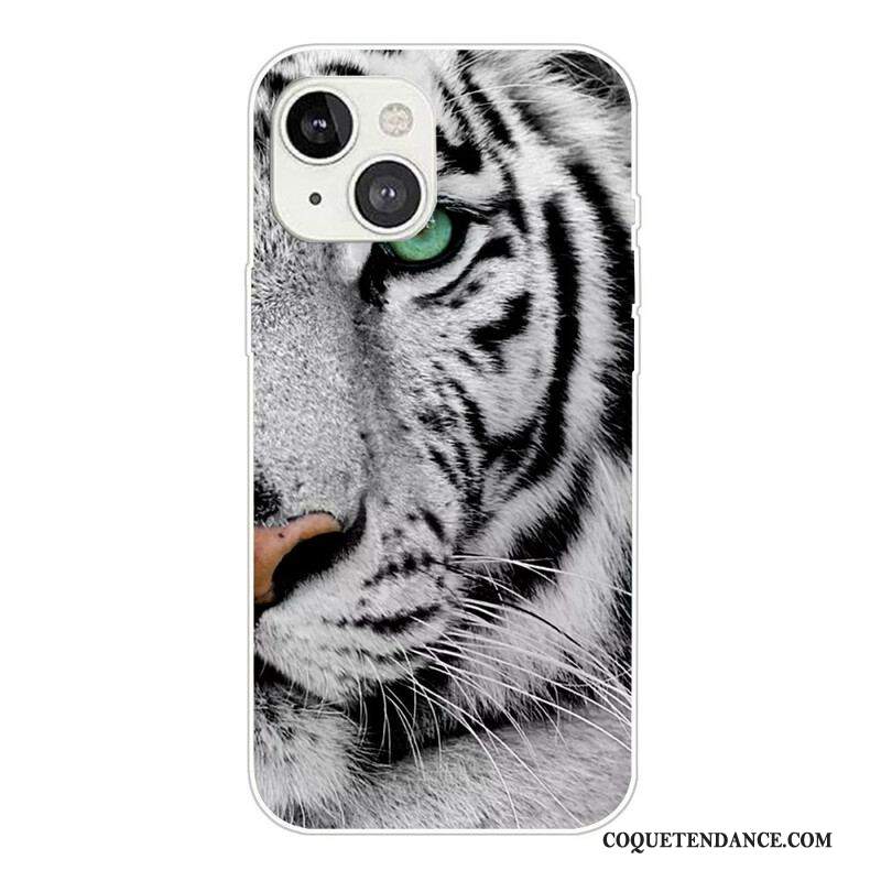 Coque iPhone 13 Mini Face de Félin
