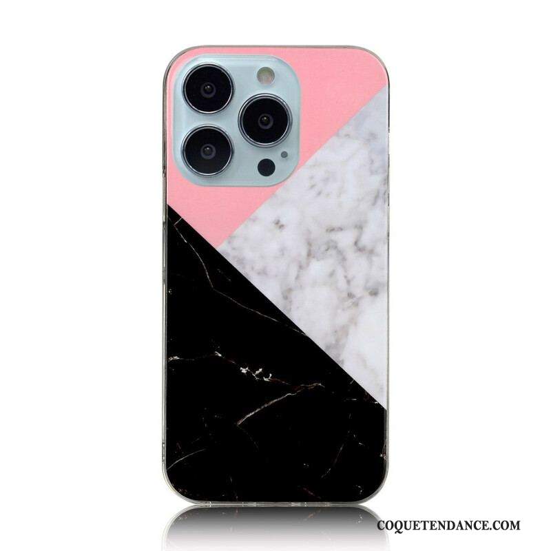 Coque iPhone 13 Pro Marbre Géométries