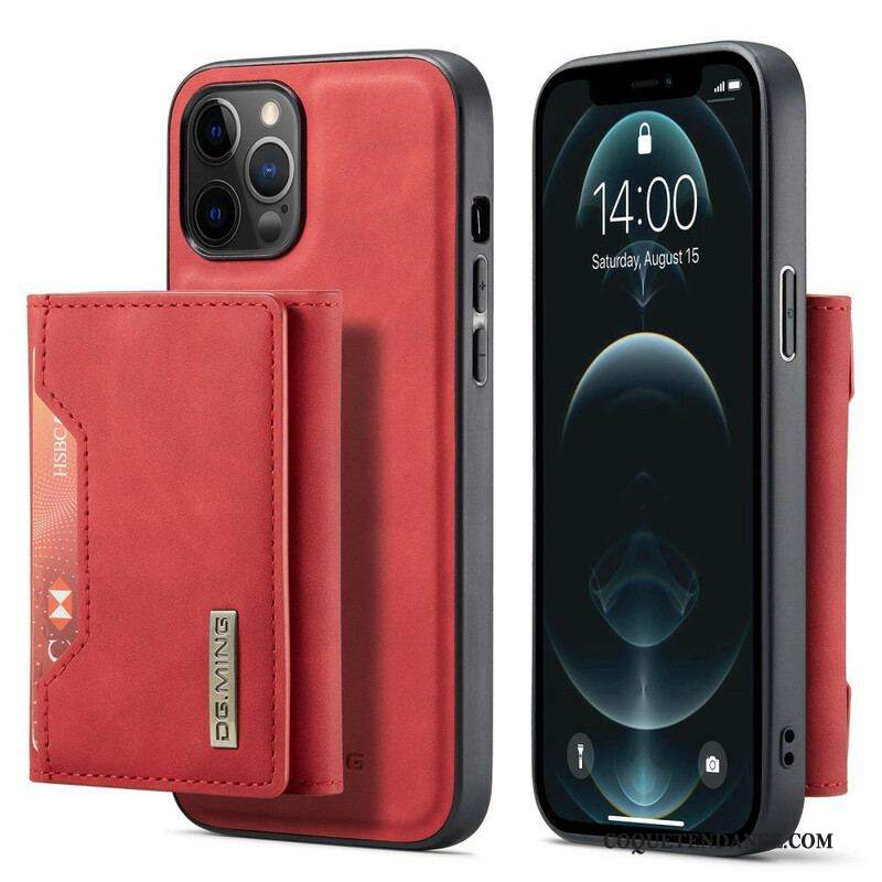 Coque iPhone 13 Pro Porte-Cartes Détachable DG.MING