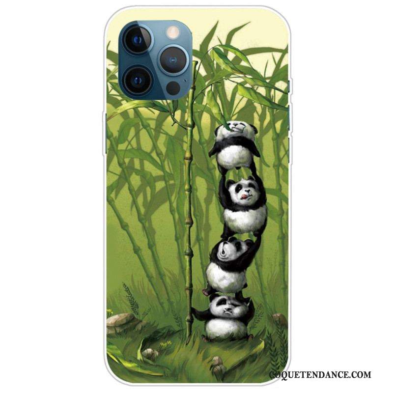 Coque iPhone 14 Pro Tas de Pandas