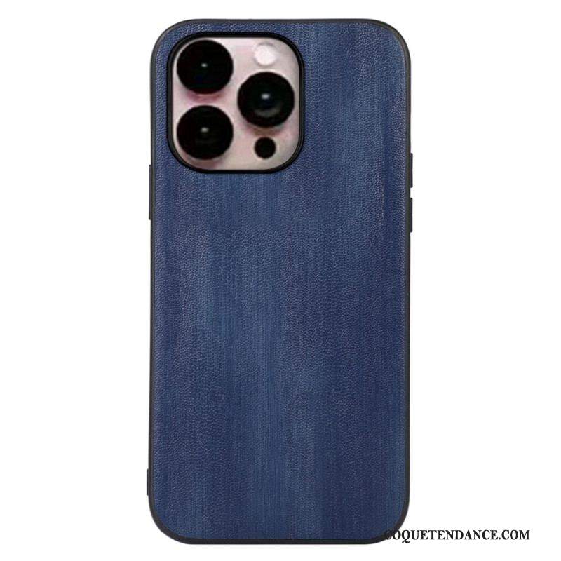 Coque iPhone 14 Pro Texture Cuir