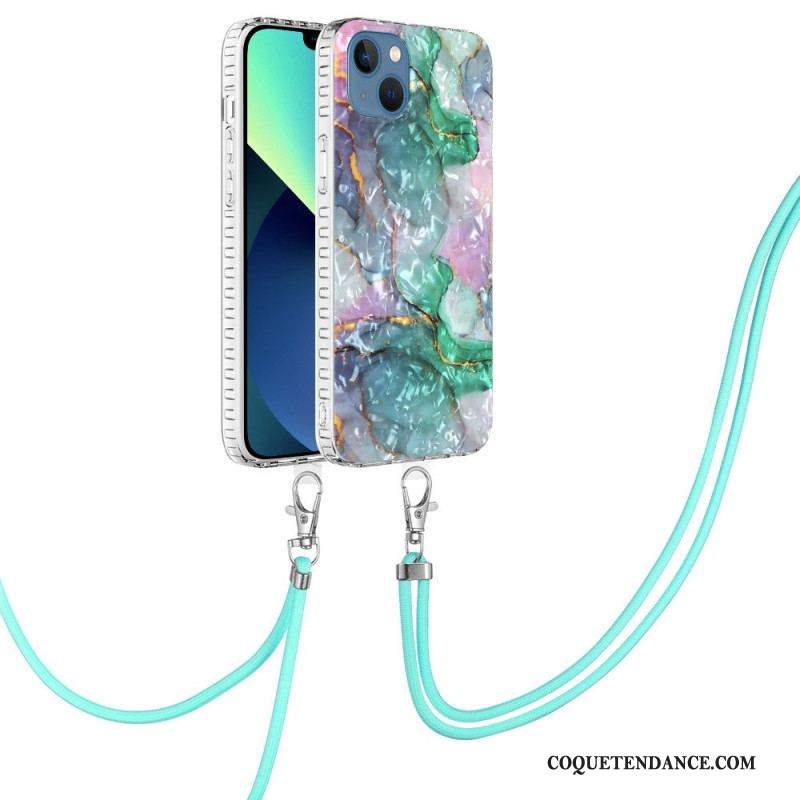 Coque iPhone 14 à Cordon Stylée