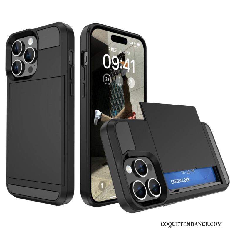 Coque iPhone 15 Plus Porte-Carte à Glissière