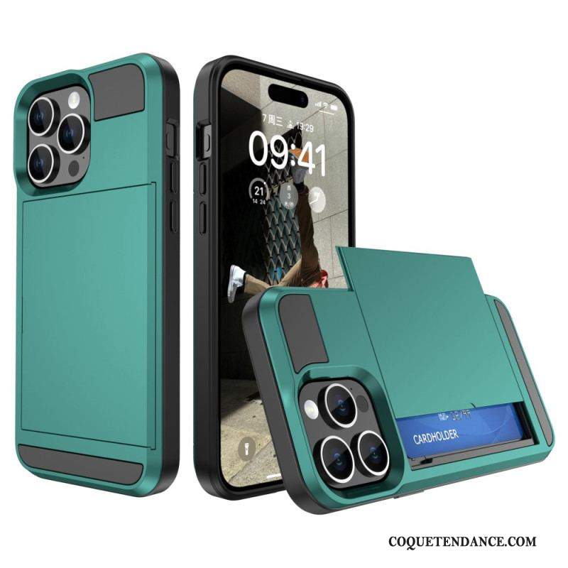 Coque iPhone 15 Plus Porte-Carte à Glissière