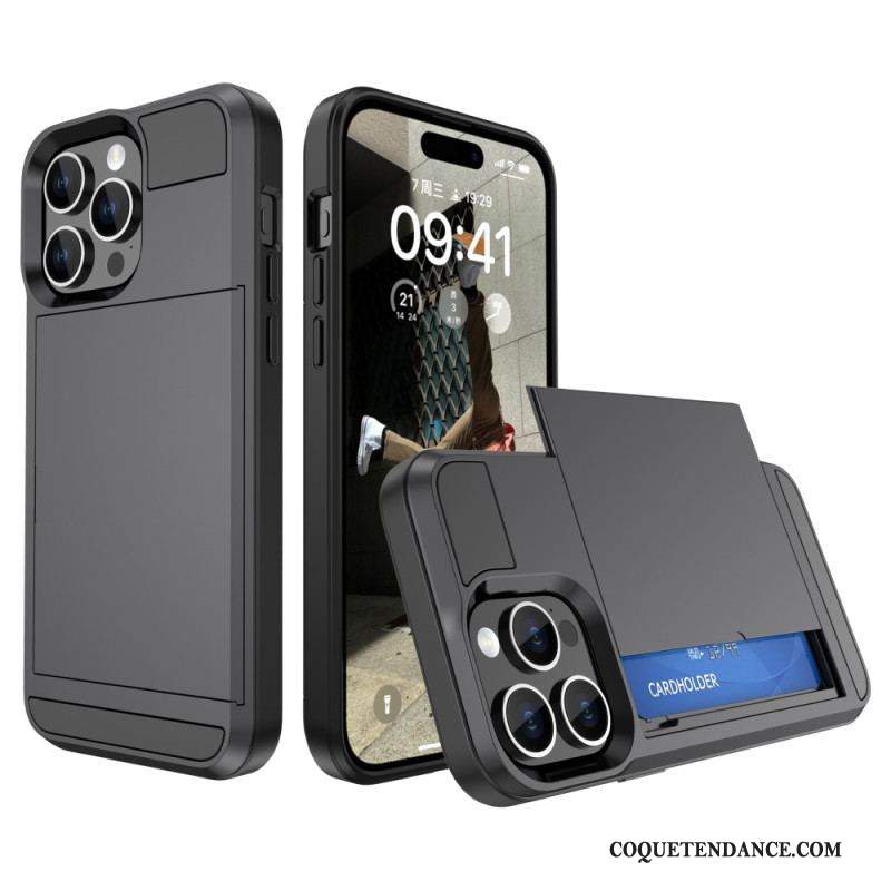 Coque iPhone 15 Plus Porte-Carte à Glissière