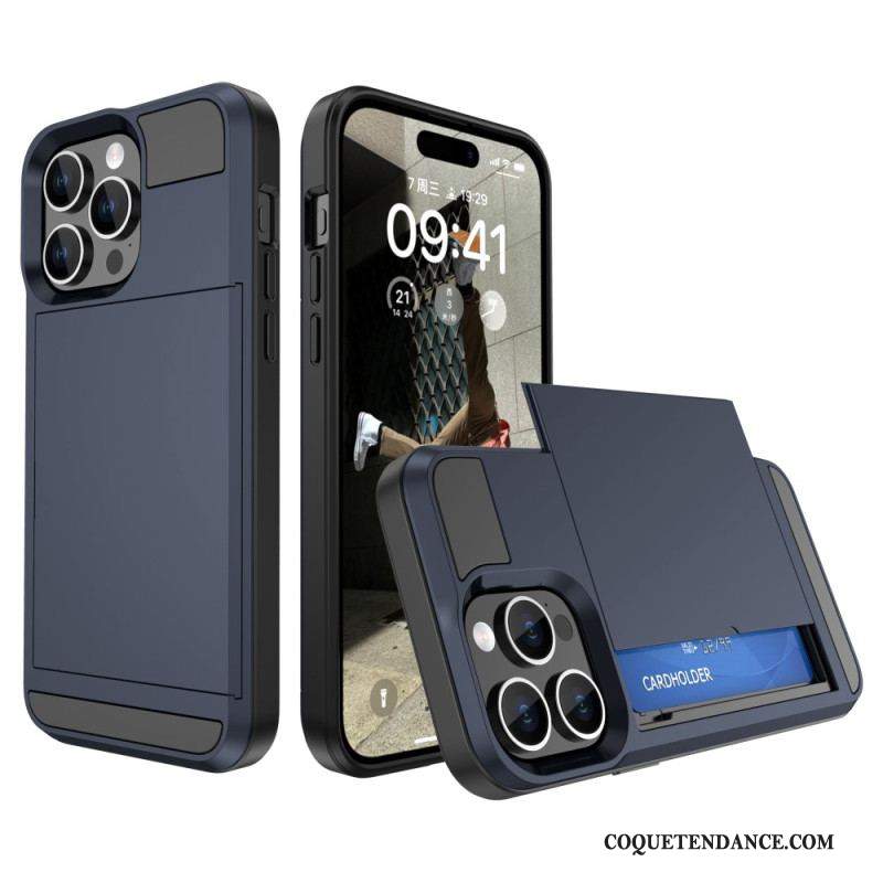 Coque iPhone 15 Plus Porte-Carte à Glissière