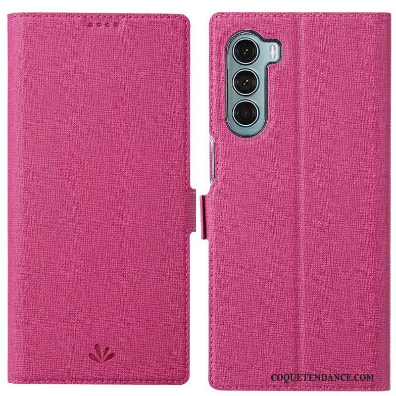 Flip Cover Moto G200 5G Texturée VILI DMX