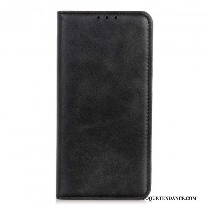 Flip Cover Motorola Edge 20 Cuir Fendu Design