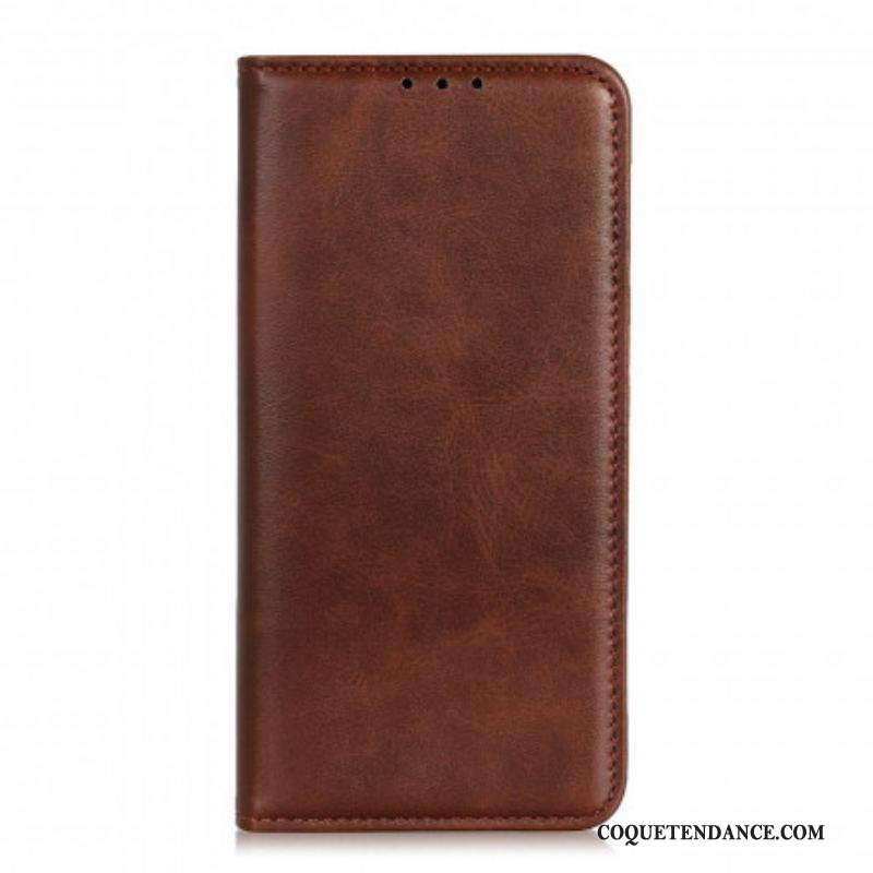 Flip Cover Motorola Edge 20 Cuir Fendu Design