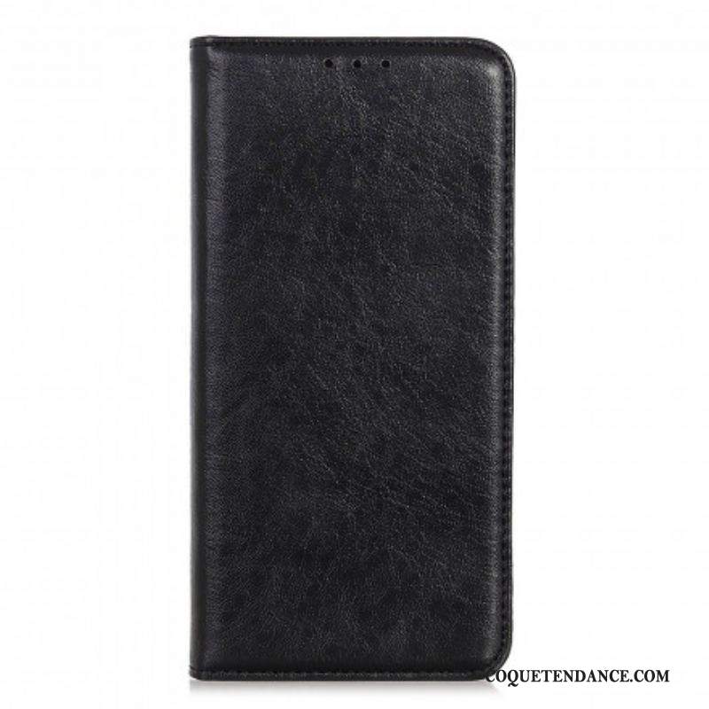 Flip Cover Motorola G60s Cuir Fendu Texturé