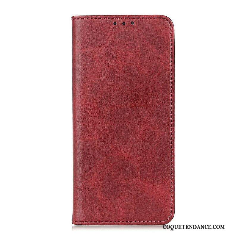 Flip Cover Samsung Galaxy A52 4G / A52 5G / A52s 5G Cuir Fendu Vintage