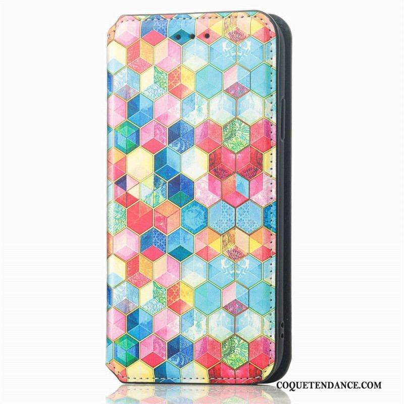 Flip Cover Samsung Galaxy M13 Design RFID Caseneo