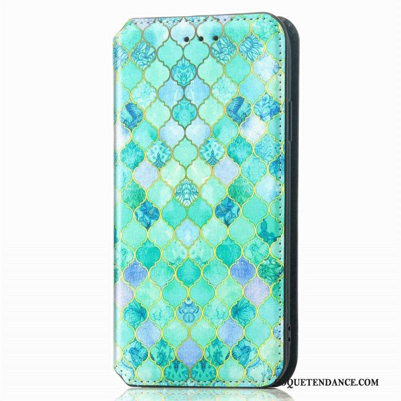 Flip Cover Samsung Galaxy M13 Design RFID Caseneo