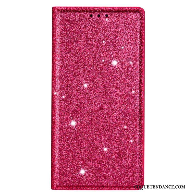 Flip Cover Samsung Galaxy S22 Ultra 5G Style Paillettes