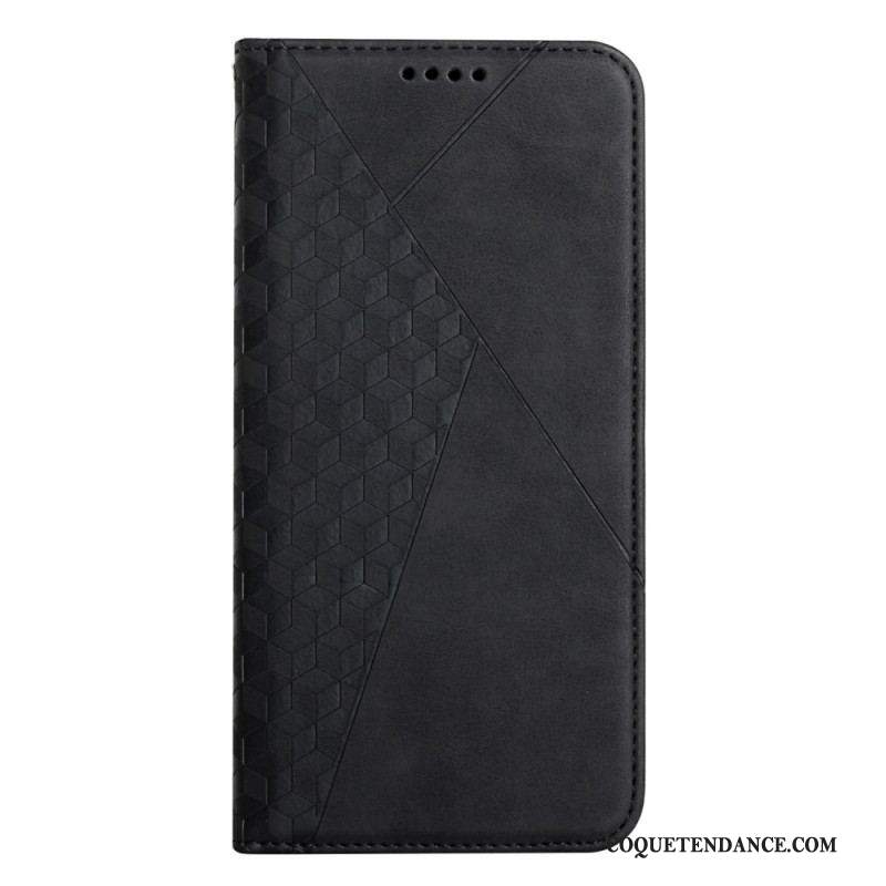 Flip Cover Samsung Galaxy S23 5G Style Cuir Motif 3D