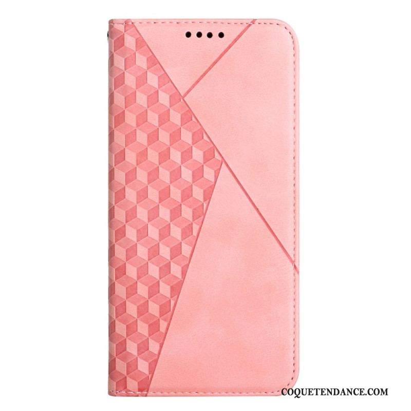 Flip Cover Samsung Galaxy S23 5G Style Cuir Motif 3D