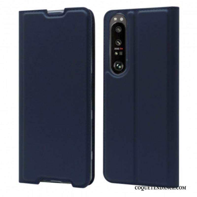 Flip Cover Sony Xperia 1 III Fermoir Magnétique