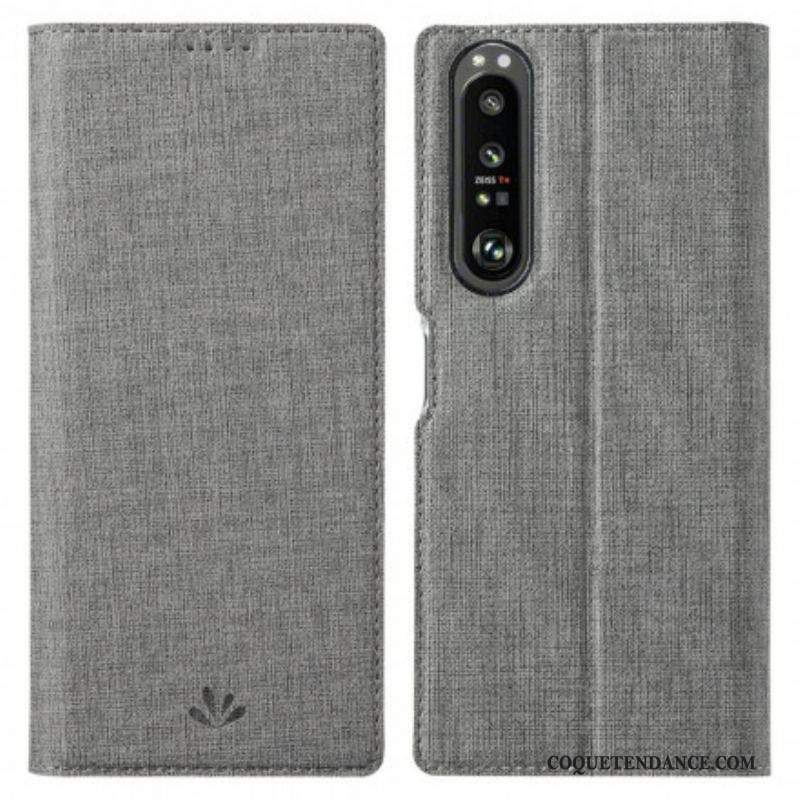 Flip Cover Sony Xperia 1 III Texturée VILI DMX