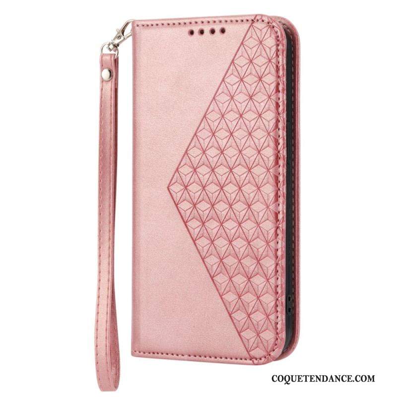 Flip Cover Sony Xperia 10 IV Style Cuir Motif 3D avec Lanière