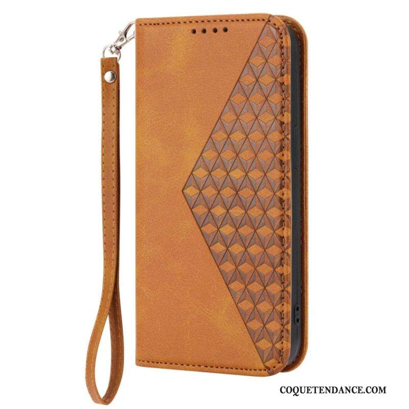 Flip Cover Sony Xperia 10 IV Style Cuir Motif 3D avec Lanière