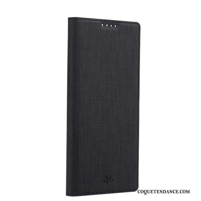 Flip Cover Sony Xperia 10 IV Texture Tissu VILI