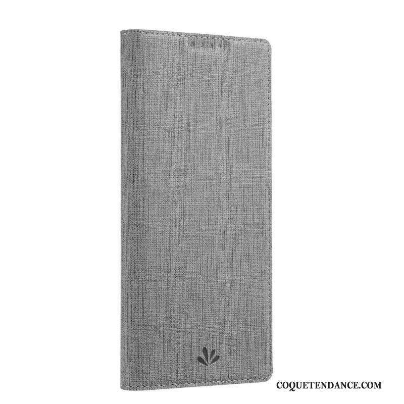 Flip Cover Sony Xperia 10 IV Texture Tissu VILI