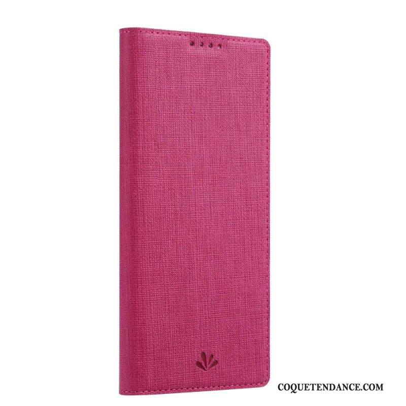 Flip Cover Sony Xperia 10 IV Texture Tissu VILI