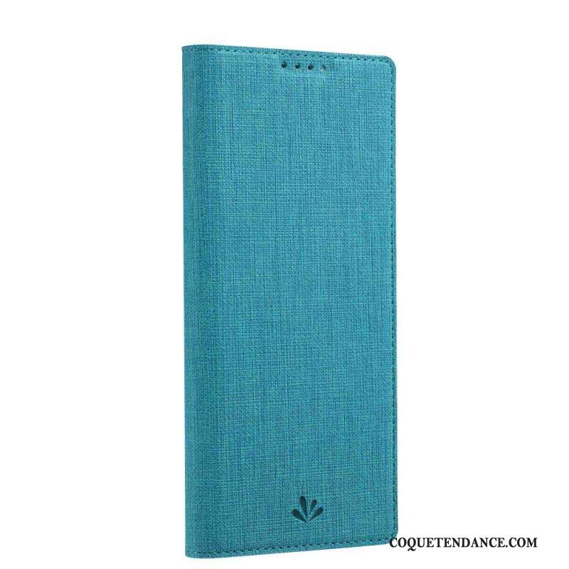 Flip Cover Sony Xperia 10 IV Texture Tissu VILI