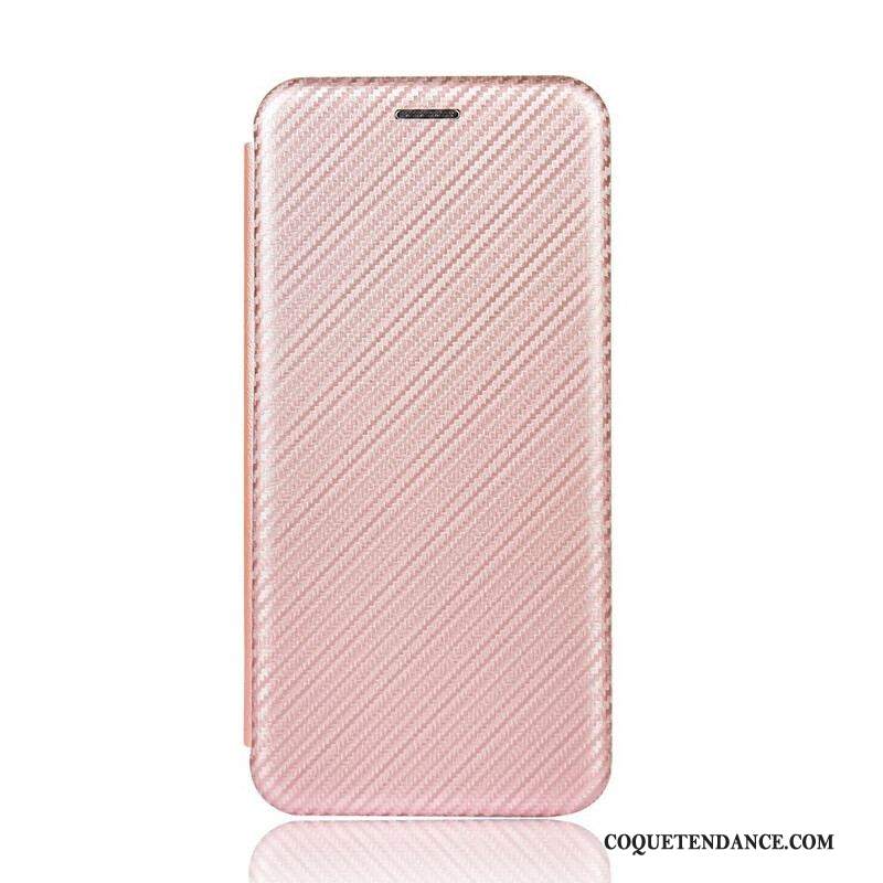 Flip Cover Sony Xperia 5 II Silicone Carbone Coloré