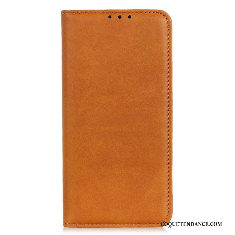 Flip Cover Sony Xperia 5 IV Cuir Fendu