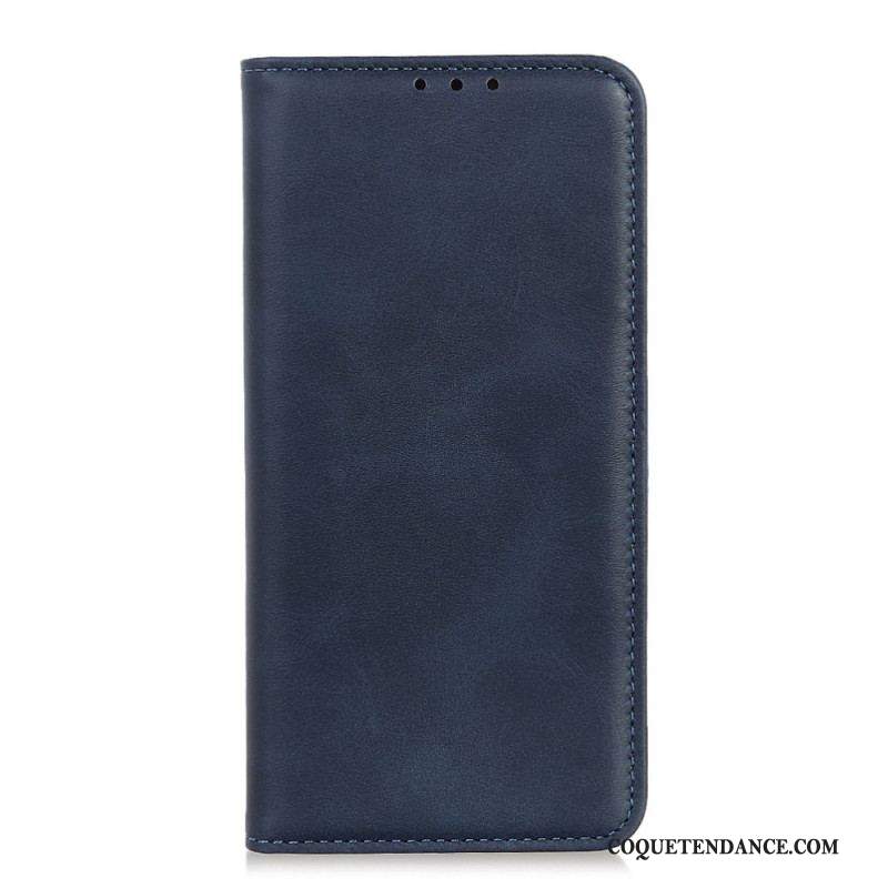 Flip Cover Sony Xperia Pro-I Cuir Fendu Élégance