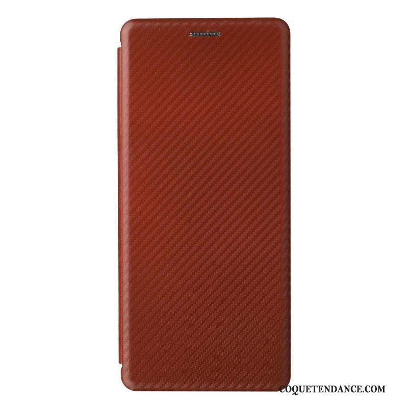 Flip Cover Sony Xperia Pro-I Fibre Carbone