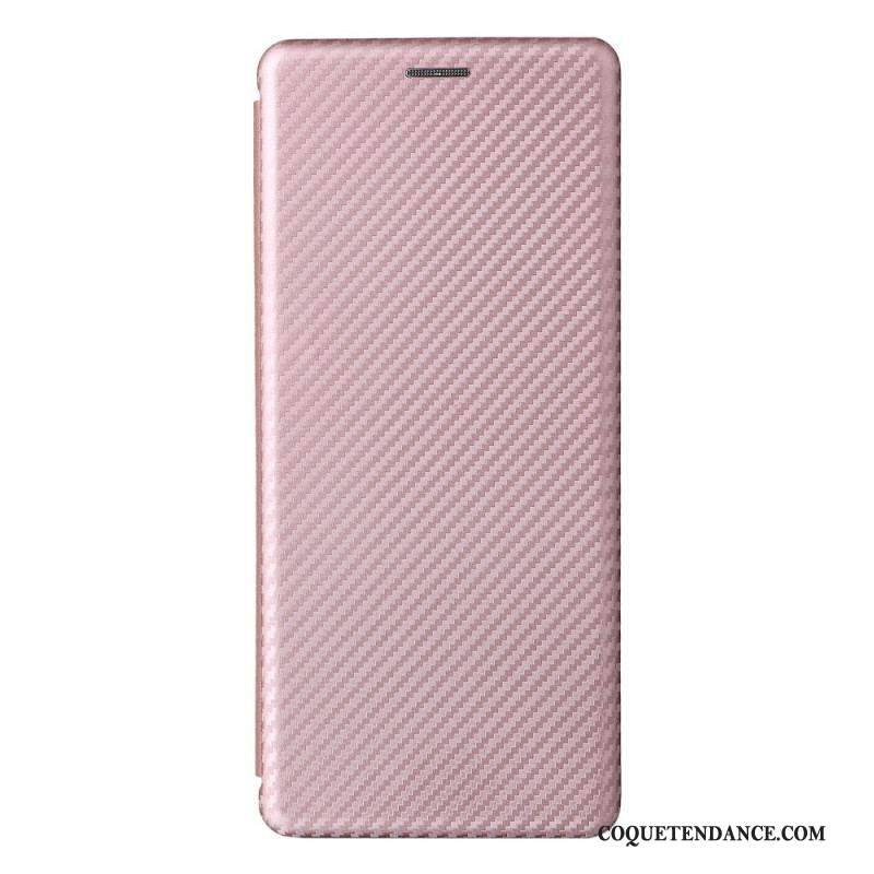 Flip Cover Sony Xperia Pro-I Fibre Carbone