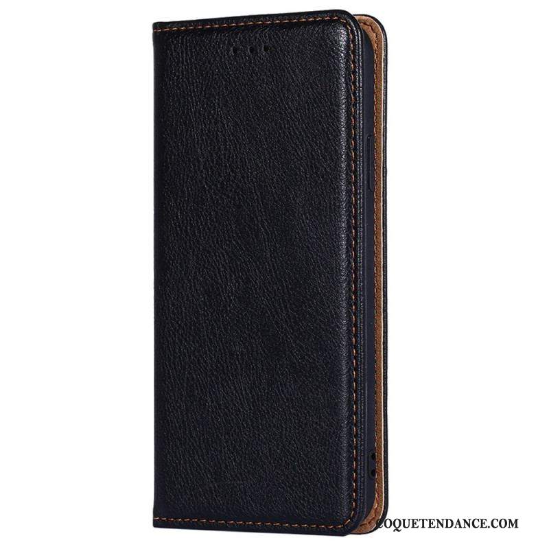 Flip Cover Xiaomi 12 Pro Simili Cuir Coutures