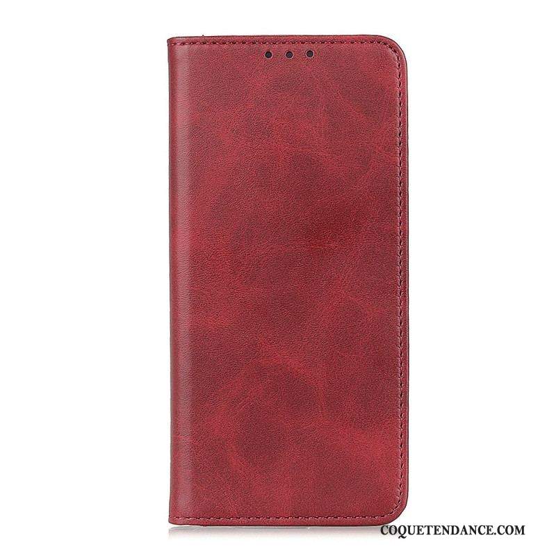 Flip Cover Xiaomi 12T / 12T Pro Cuir Fendu
