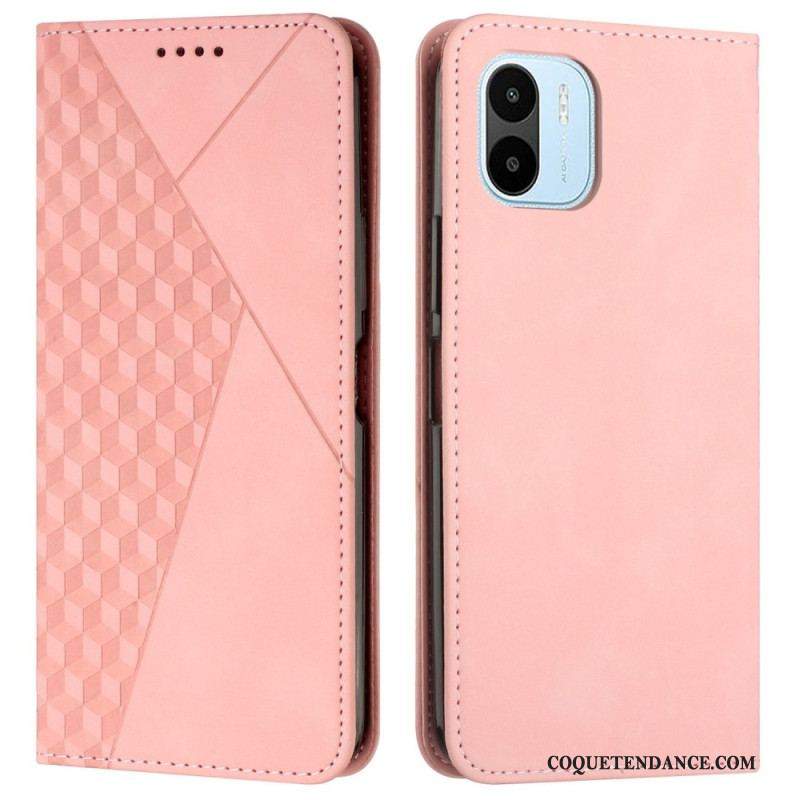 Flip Cover Xiaomi Redmi A1 Skin-Touch style Cubique