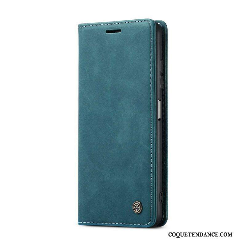 Flip Cover Xiaomi Redmi Note 10/10S/Poco M5s Effet Cuir CASEME