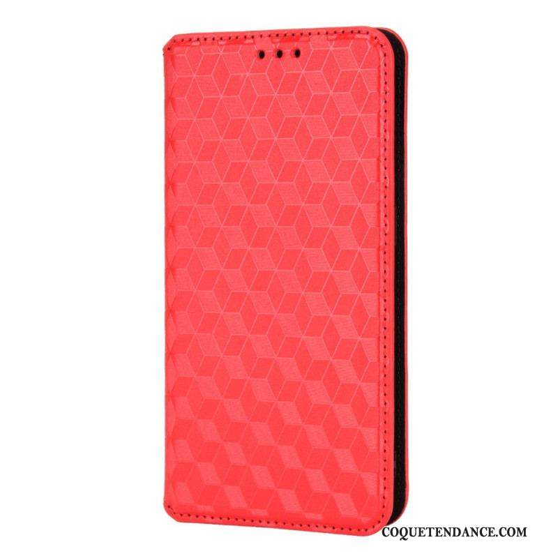 Flip Cover Xiaomi Redmi Note 11 / 11s Effet Cuir Diamant 3D