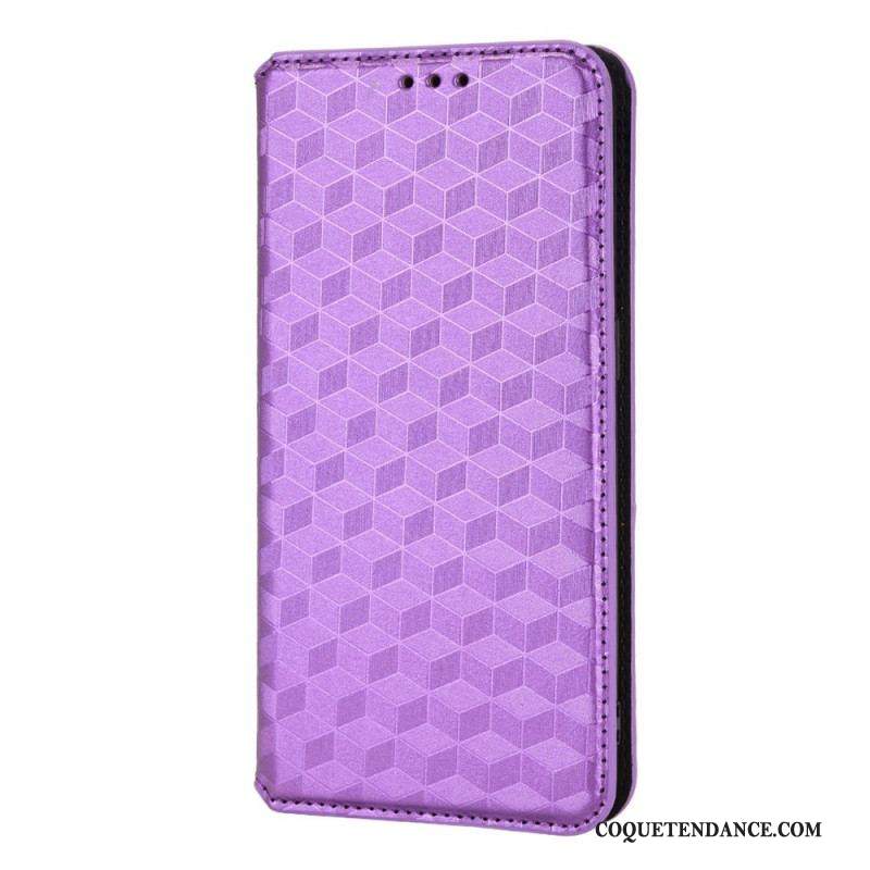 Flip Cover Xiaomi Redmi Note 11 / 11s Effet Cuir Diamant 3D