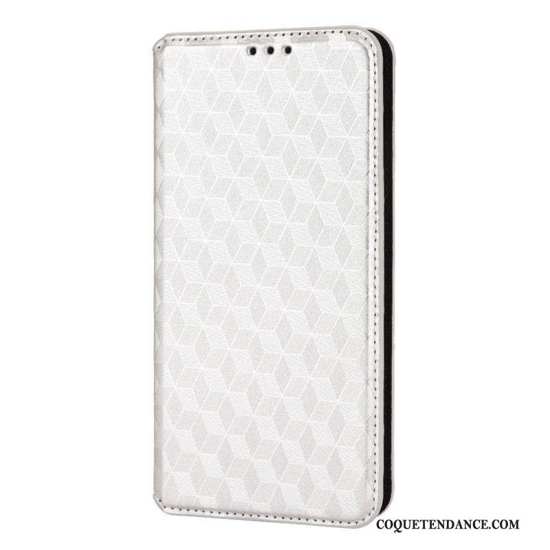 Flip Cover Xiaomi Redmi Note 11 / 11s Effet Cuir Diamant 3D