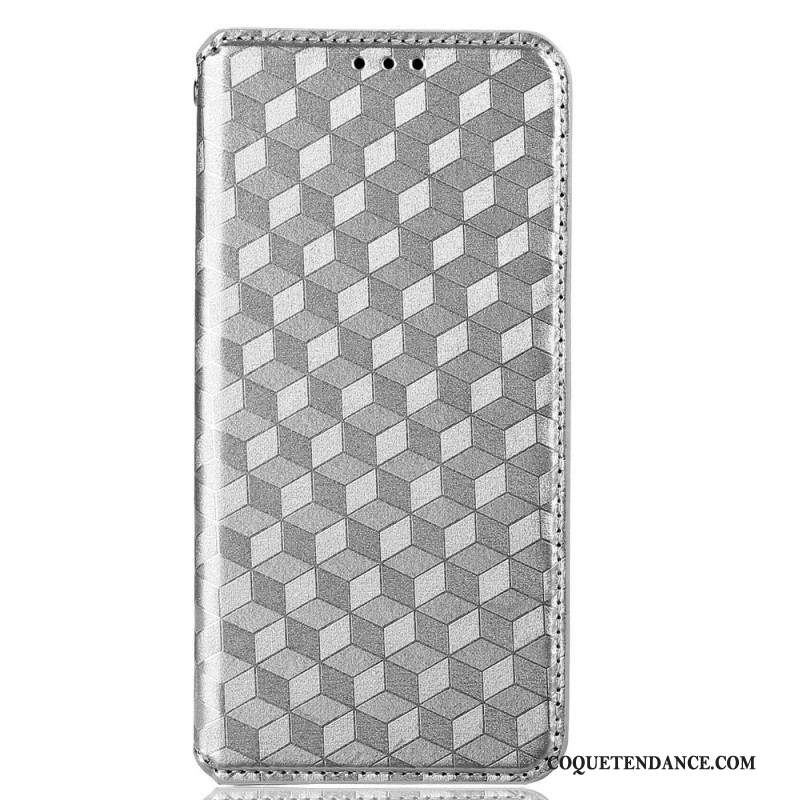 Flip Cover Xiaomi Redmi Note 11 Pro / Note 11 Pro 5G Effet Cuir Diamants 3D