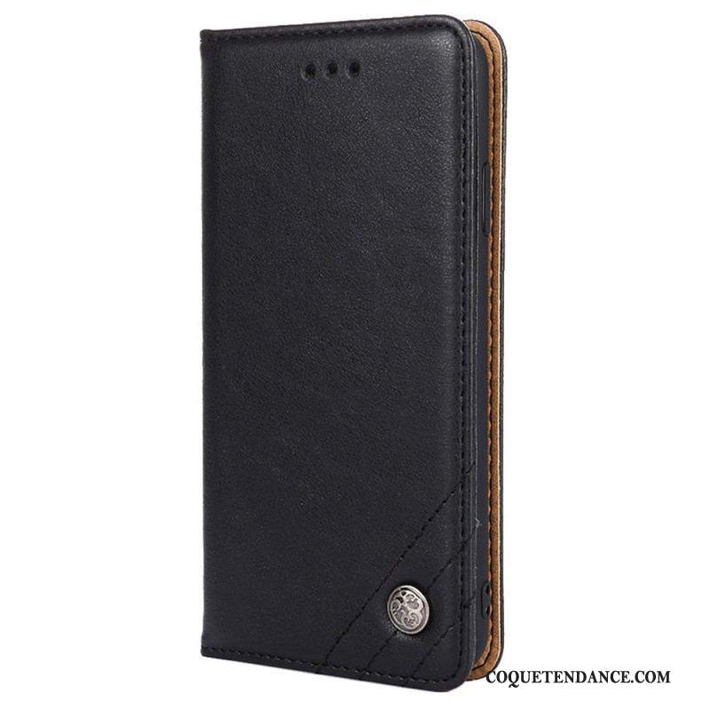 Flip Cover Xiaomi Redmi Note 11 Pro / Note 11 Pro 5G Style Cuir Rivet