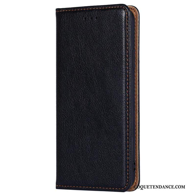 Flip Cover Xiaomi Redmi Note 12 Pro Plus Simili Cuir Coutures