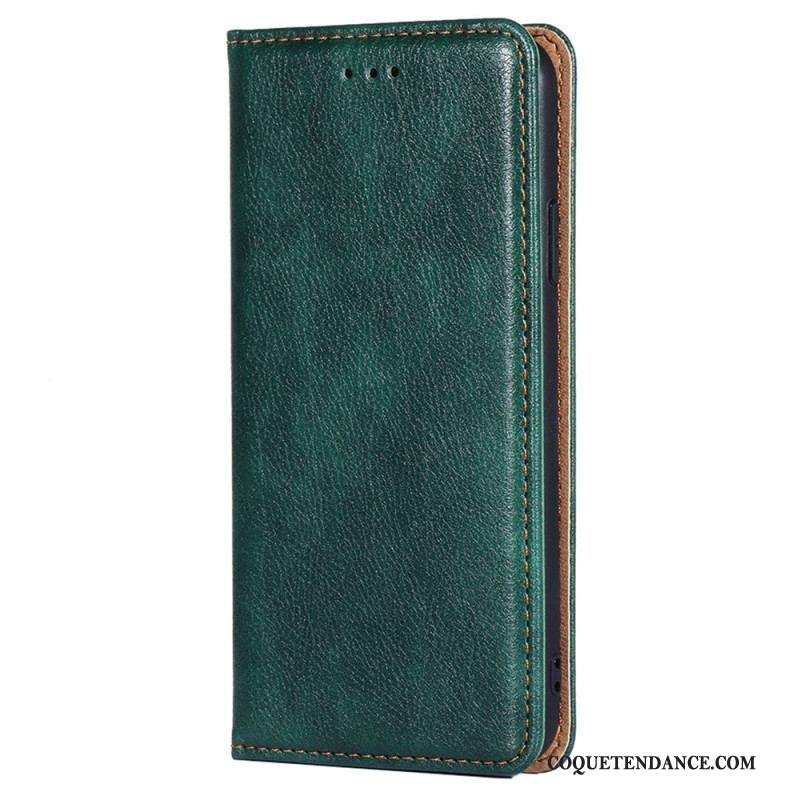 Flip Cover Xiaomi Redmi Note 12 Pro Plus Simili Cuir Coutures