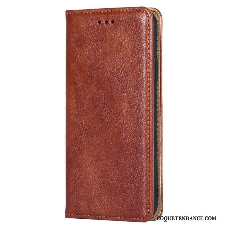 Flip Cover Xiaomi Redmi Note 12 Pro Plus Simili Cuir Coutures